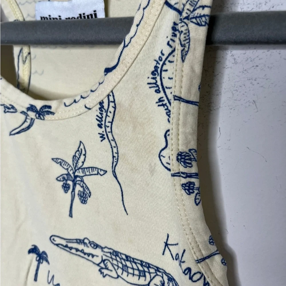 Mini Rodini Map Print Tank - Picture 2 of 2